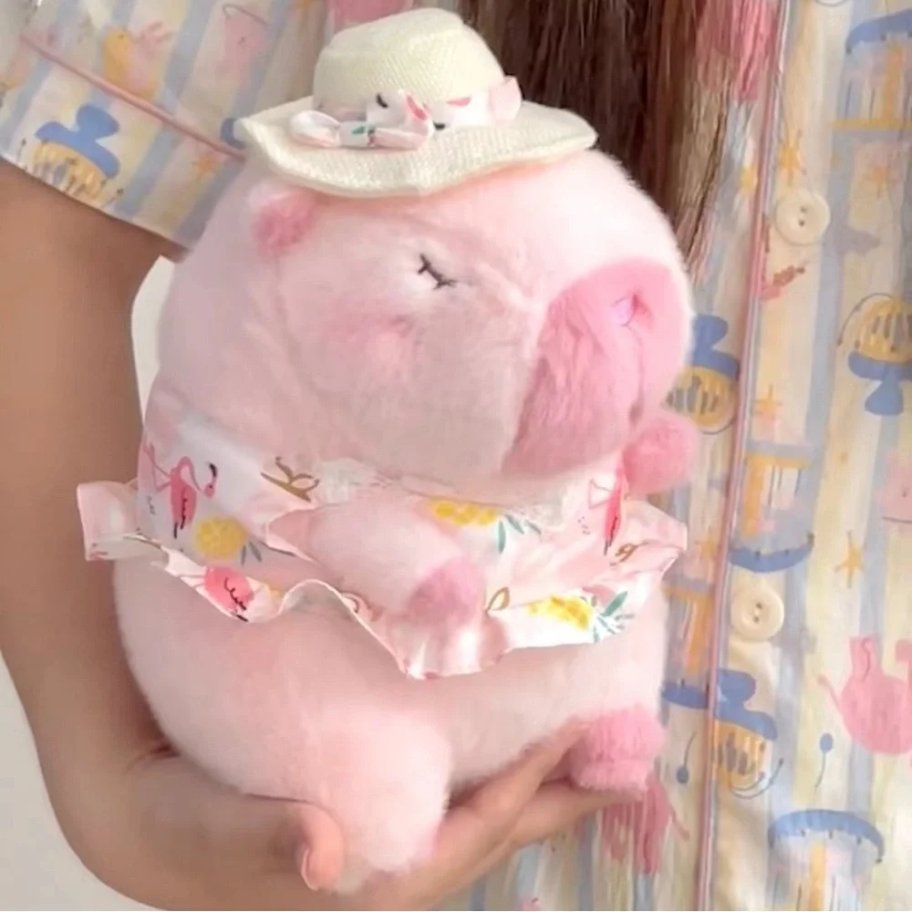 Cute Plush Hamster Toy with Yellow Accessories - Picture 2 of 3
